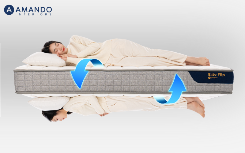 Nệm lò xo Amando Elite Flip cao cấp