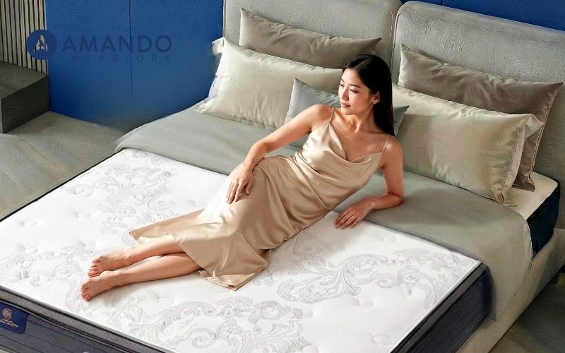 Khổ nệm 2mx2m phù hợp cho nhiều người nằm cùng lúc