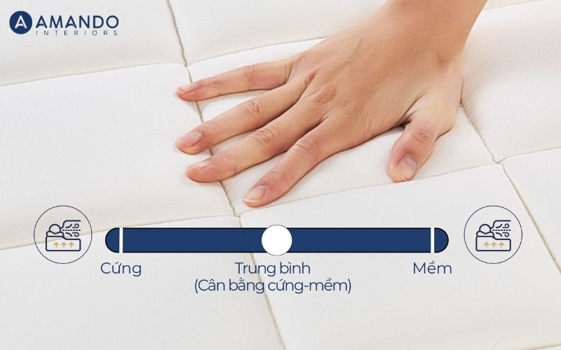 Đệm điều hòa cho người già có tốt không? Gợi ý 5 mẫu thoáng khí, bền đẹp 13 Bạn nên ưu tiên các dòng có độ cứng trung bình và nâng đỡ tốt thay vì quá mềm