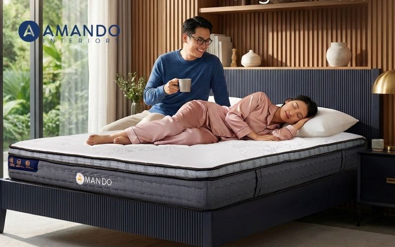 Mua nệm lò xo 2mx2m chất lượng tại Amando