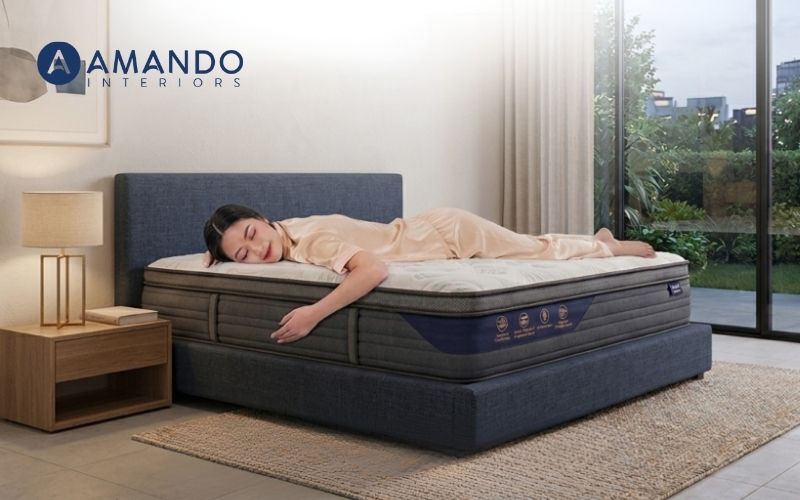 Bảng báo giá nệm dày 40cm cập nhật mới nhất năm 2026 12 Tham khảo các mẫu nệm lò xo dày tại Amando