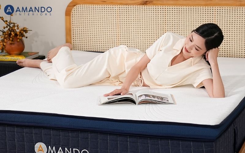 Đệm điều hòa cho người già có tốt không? Gợi ý 5 mẫu thoáng khí, bền đẹp 5 Nệm lò xo Amando Innovation