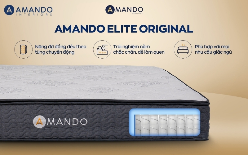 Nệm 200x200 là lựa chọn dành cho không gian rộng lớn