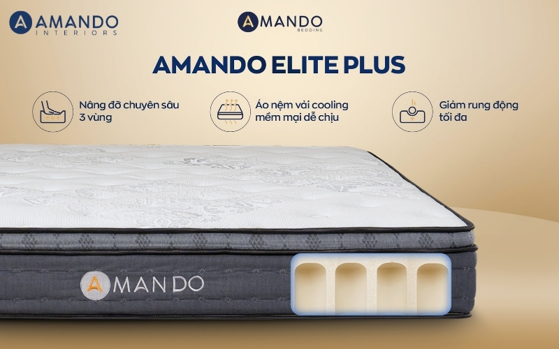 Nệm king size 220x200 là dòng kích thước mở rộng