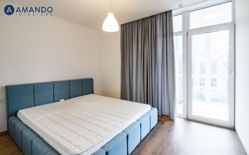 Với nệm size 180x200, kích thước giường lý tưởng là 190x210 cm
