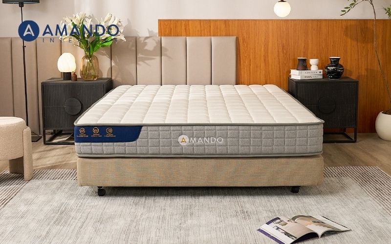Bảng giá nệm lò xo 1m4x2m mới nhất và Top 6 sản phẩm đáng mua 8 Nệm lò xo 1m4x2m Amando Elite Flip