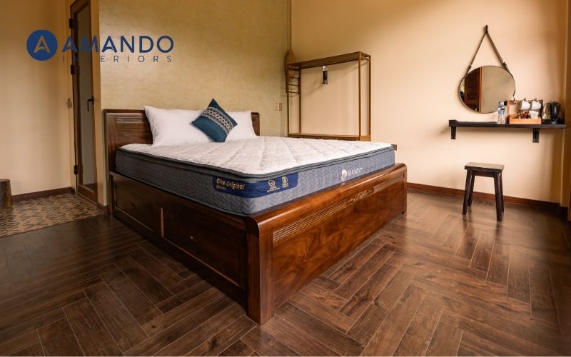 Nệm lò xo 2mx2m phù hợp với khách sạn, homestay mang lại trải nghiệm nghỉ dưỡng cao cấp cho khách du lịch