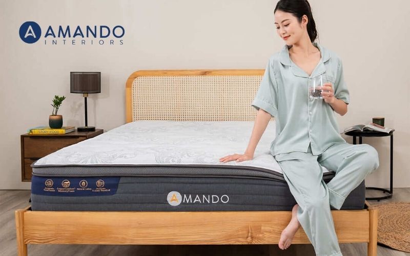 Nệm 2 người nằm kích thước bao nhiêu? Gợi ý 6 mẫu nệm đáng mua 8 Amando Elite Grand