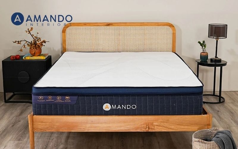 Bảng báo giá nệm dày 40cm cập nhật mới nhất năm 2026 11 Nệm lò xo dày Amando Innovation