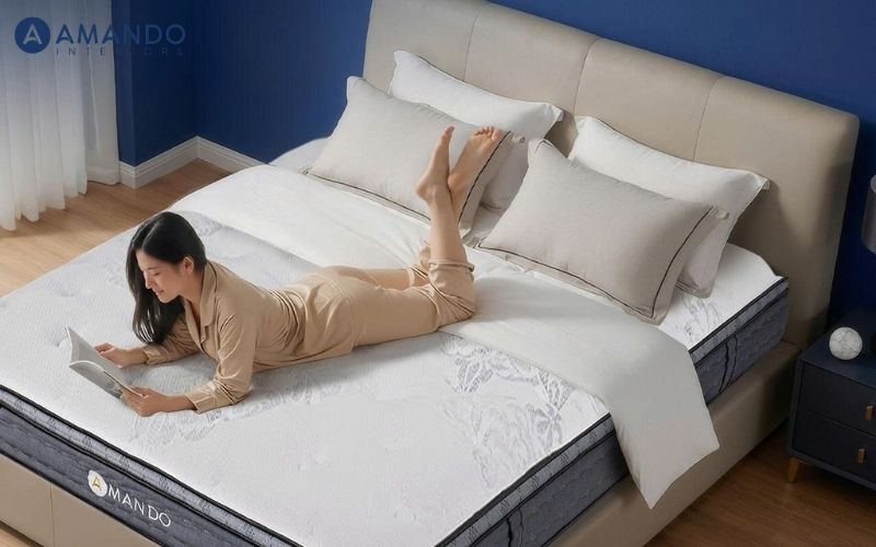 Amando Innovation là dòng nệm lò xo cao cấp với hệ lò xo túi độc
