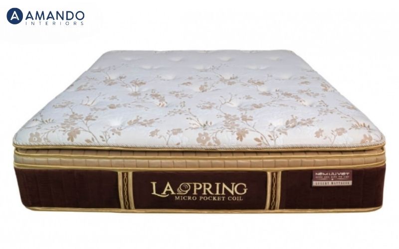 Nệm lò xo cao cấp Laspring là dòng nệm dày 35cm mang đến trải nghiệm cao cấp