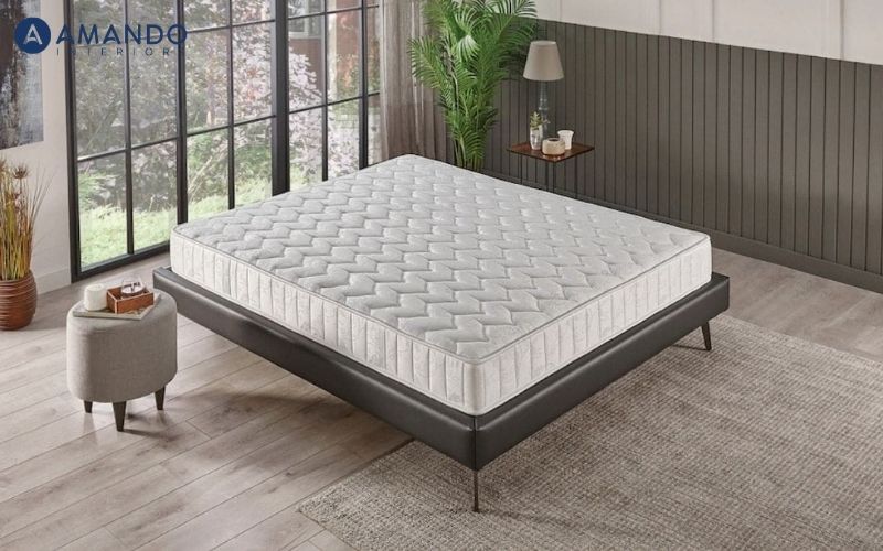 Nệm lò xo Mỹ là dòng nệm có cấu tạo chính từ hệ thống lò xo thép chống gỉ