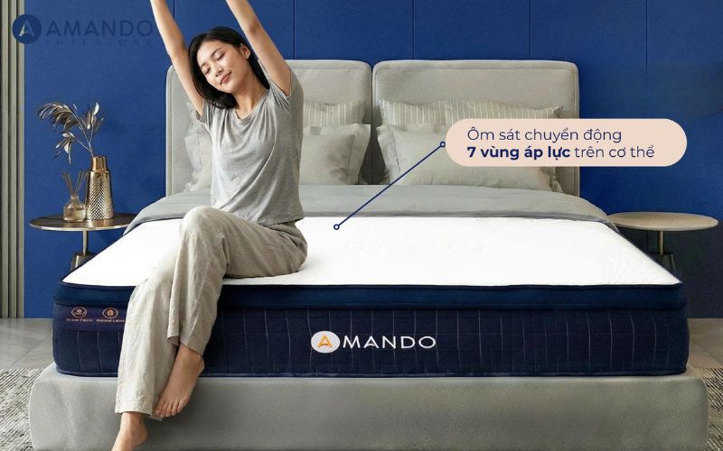 Amando Innovation là dòng nệm cao cấp mang đến trải nghiệm ngủ cá nhân hóa