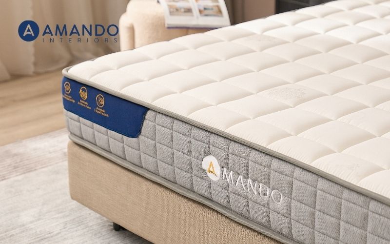 Top 6 lý do bạn nên mua đệm lò xo chính hãng Amando 14 Phân biệt nệm lò xo Amando thật giả