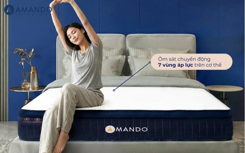 Top 7 địa chỉ đặt đệm theo kích thước yêu cầu uy tín 16 Chọn nệm đa dạng kích thước, phù hợp nhiều nhu cầu tại Amando