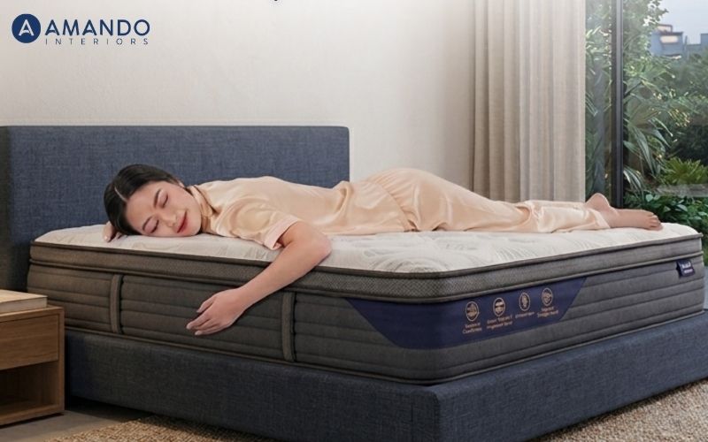 Chọn nệm dày Amando để nâng đỡ giấc ngủ mỗi đêm