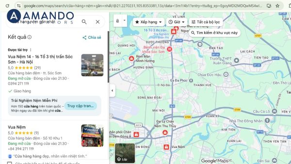 Cửa hàng nệm gần nhất – Cách tìm nhanh, chọn đúng địa chỉ