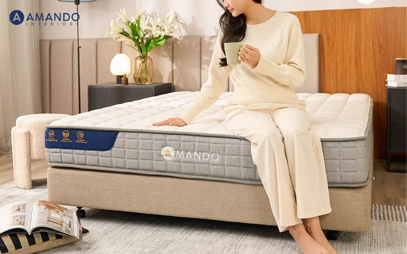 Đệm giữ nhiệt là gì? Top 6 mẫu đệm giữ nhiệt giúp giữ ấm mùa đông 5 Nệm Lò xo Amando Elite Flip 2 mặt chuyên biệt