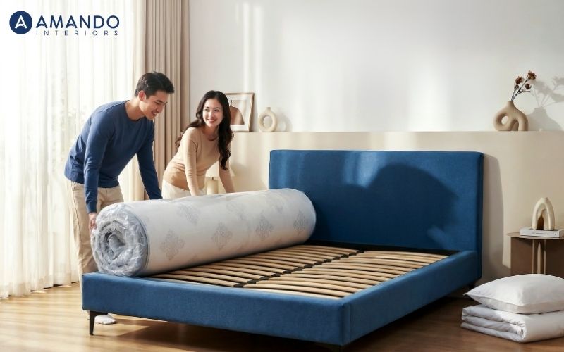 Các loại đệm nhỏ gọn gấp được thường có khả năng gấp lại, cuộn tròn hoặc nén chặt