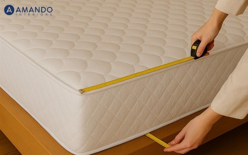 Top 7 địa chỉ đặt đệm theo kích thước yêu cầu uy tín 8 Đo đạc kích thước chính xác trước khi đặt