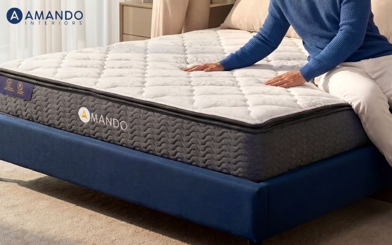 Kích thước nệm cần phù hợp với khung giường và không gian phòng ngủ