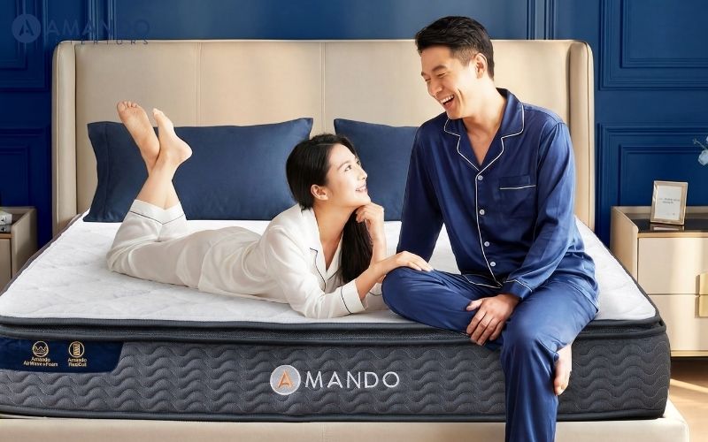 Amando là thương hiệu đáng để tham khảo nếu bạn ưu tiên trải nghiệm ngủ ổn định và hiện đại