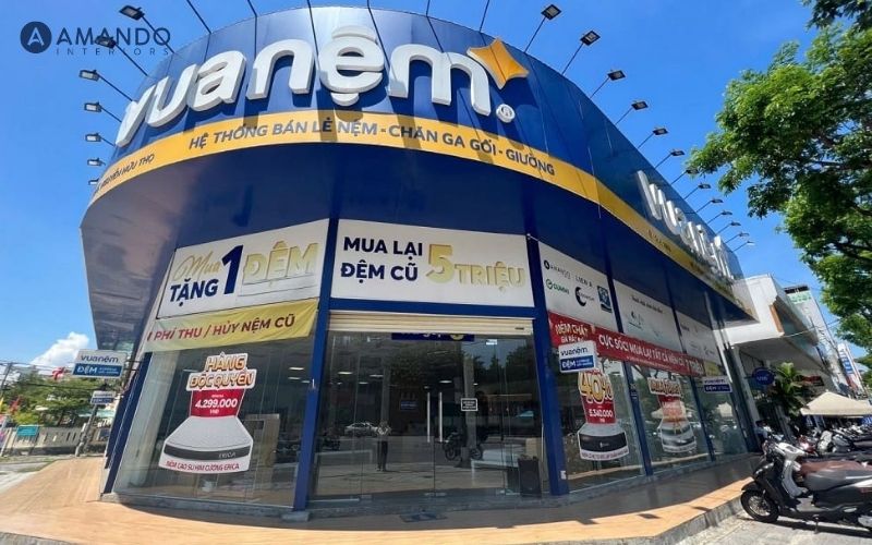 Vua Nệm là một trong những hệ thống showroom nệm lớn