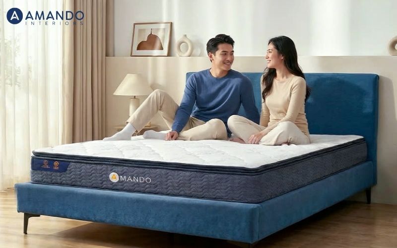 Vì sao cần trải đệm đúng cách? Lợi ích và hướng dẫn chi tiết 7 Mua nệm lò xo Amando để chăm sóc giấc ngủ mỗi ngày