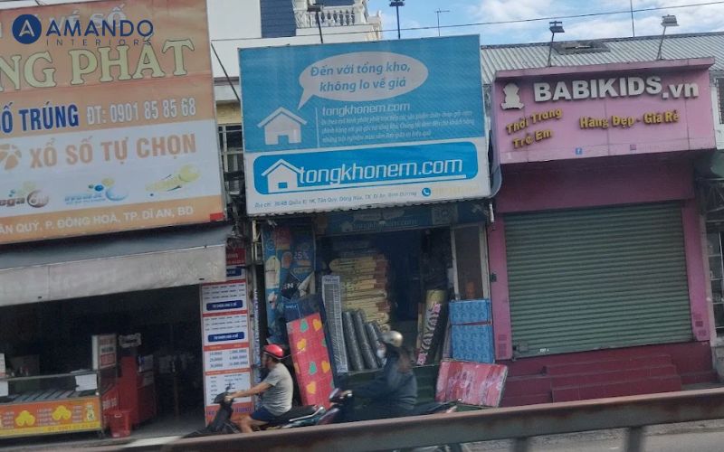 Tổng kho nệm là địa chỉ mua nệm giá rẻ Bình Dương