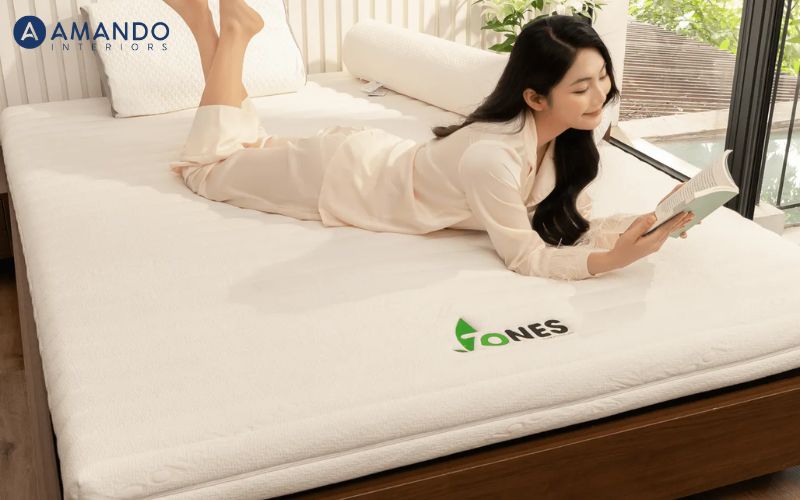 Nệm 80cm có phổ biến không? Gợi ý 10 mẫu nệm kích thước nhỏ gọn, thiết kế theo yêu cầu 6 Nệm cao su Gummi 7Zones kết hợp giữa chất liệu tinh khiết và công nghệ nâng đỡ 7 vùng chuyên biệt