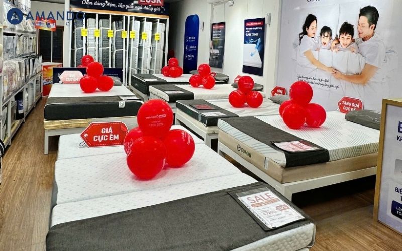 Vua Nệm là một trong những địa chỉ nổi bật khi tìm hiểu mua nệm ở đâu quận Bình Tân