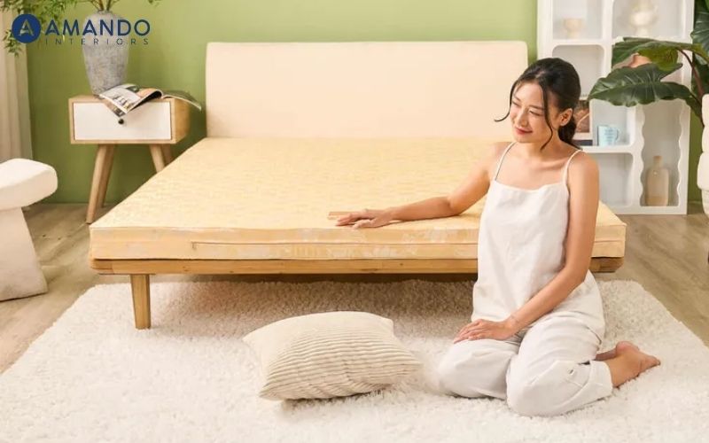 Nệm bông ép custom size gọn nhẹ, dễ sử dụng và bảo quản