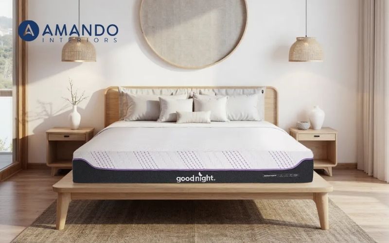 Nệm Goodnight Active Hybrid với thiết kế đa lớp hiện đại, chuẩn công nghệ Đức.