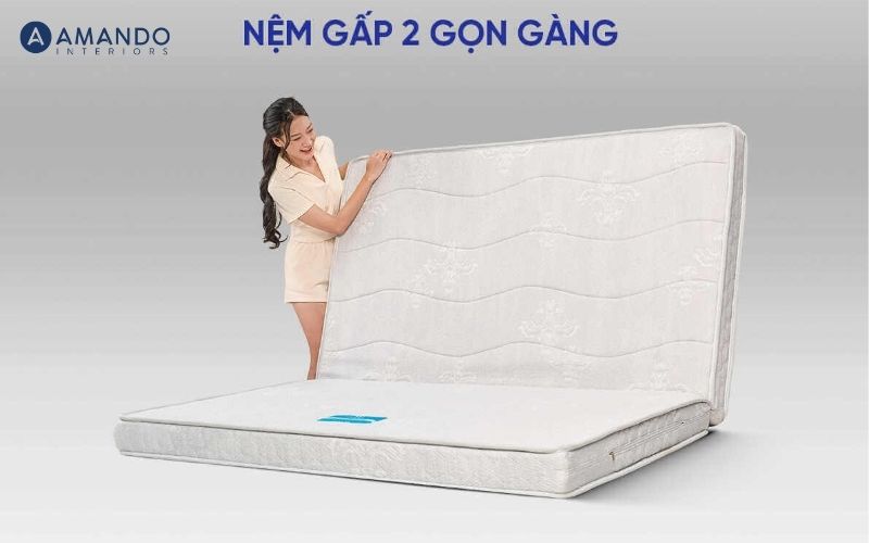 Top 10 mẫu nệm gấp 1m8x2m giá tốt, tiện lợi cho gia đình 2 Nệm gấp 1m8 2m là gì