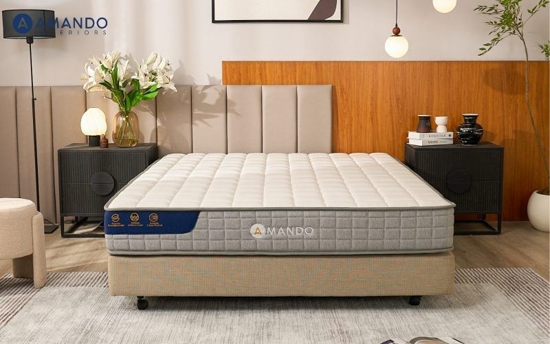 Chiều dài nệm tiêu chuẩn, Gợi ý 6 mẫu nệm chuẩn tại Amando 11 Nệm lò xo Amando Elite Original