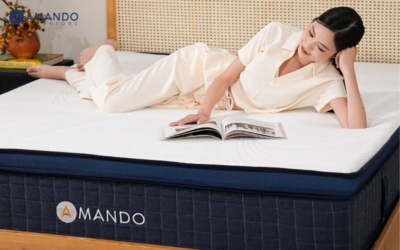 Chiều dài nệm tiêu chuẩn, Gợi ý 6 mẫu nệm chuẩn tại Amando 8 Nệm lò xo Amando Innovation
