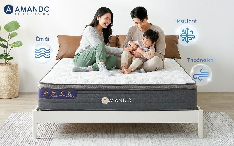 Nệm lò xo giá 10 triệu là lựa chọn chất lượng trong tầm giá hợp lý