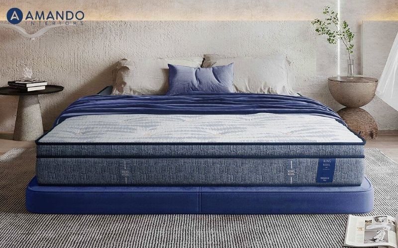 Nệm lò xo King Koil Serene Plus lông cừu gấp 3