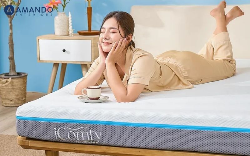 Nệm massage vừa êm ái, vừa đàn hồi hỗ trợ massage cơ thể