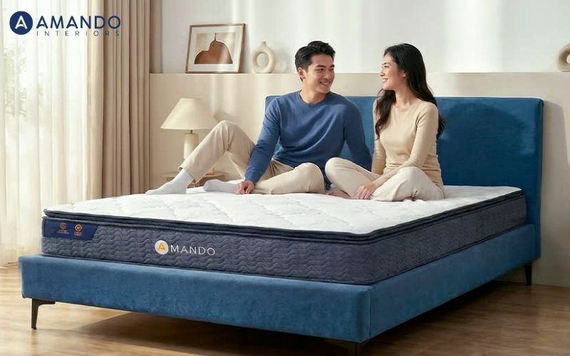 Nệm Queen là gì? Kích thước, giá và gợi ý mẫu nệm chất lượng 2 Nệm Queen là dòng nệm có kích thước tiêu chuẩn 160x200cm (1m6x2m)