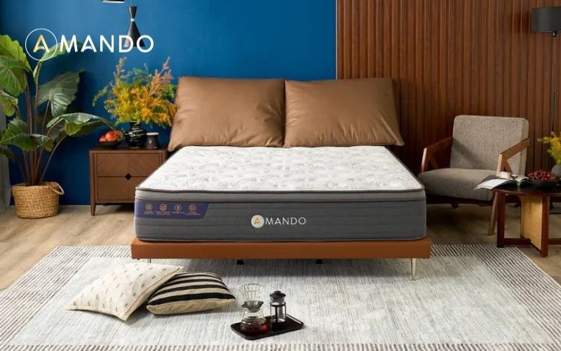 Tham khảo các sản phẩm nệm lò xo giá 15 triệu cực chất tại Amando