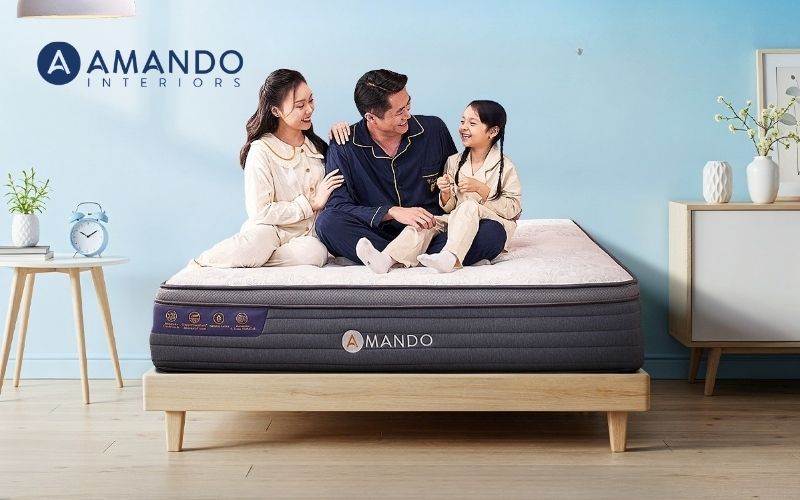Top 15 cửa hàng nệm Nghệ An đáng trải nghiệm năm 2026 3 Amando cung cấp nệm lò xo chất lượng với nhiều mức giá khác nhau