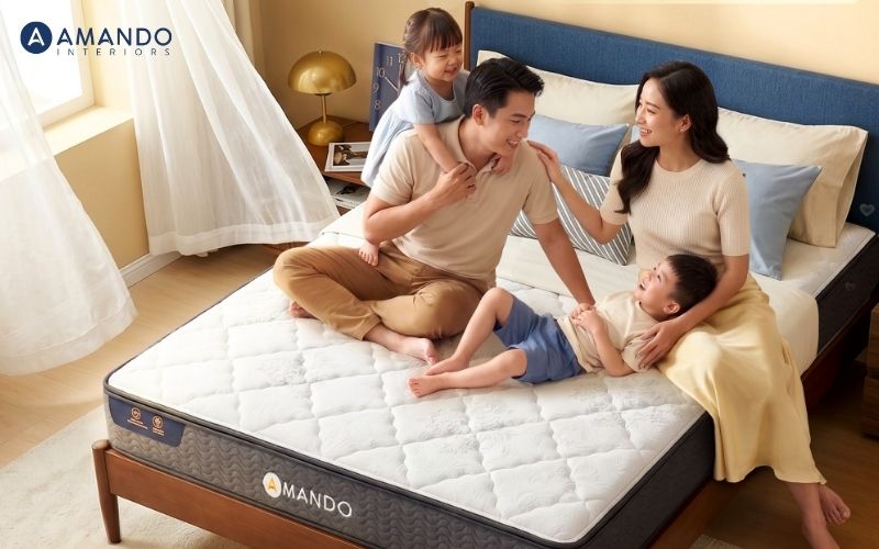 Gợi ý 10 cửa hàng nệm Nam Định giá tốt, bảo hành lâu dài 2026 3 Amando giao nhanh tại nhà