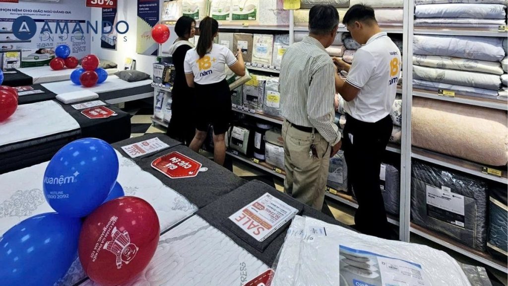 cửa hàng nệm Bắc Giang