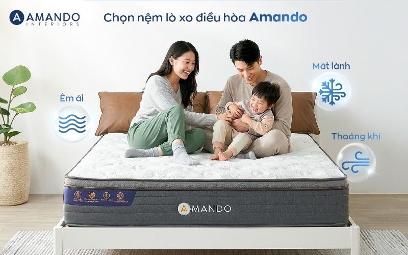 10+ Cửa hàng nệm Khánh Hòa giá tốt, giao nhanh tận nhà 2 Mua nệm Amando tại Khánh Hòa