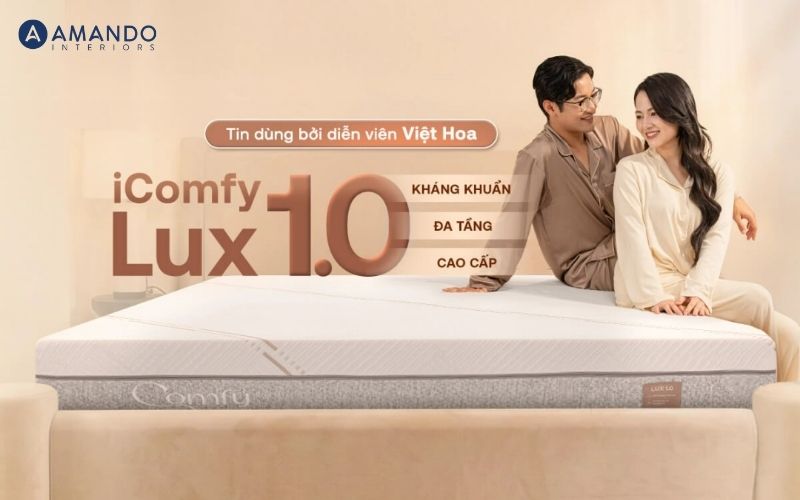 Top 10+ cửa hàng nệm quận Cầu Giấy giá rẻ, đáng mua 2026 16 Nệm iComfy giá cả phù hợp với nhiều gia đình