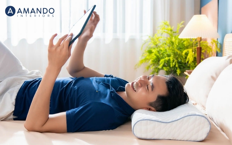 Top 5 mẫu gối chống ngáy hiệu quả được ưa chuộng 7 Gối foam Goodnight Nori 1.0 lượn sóng nâng đỡ cổ vai gáy