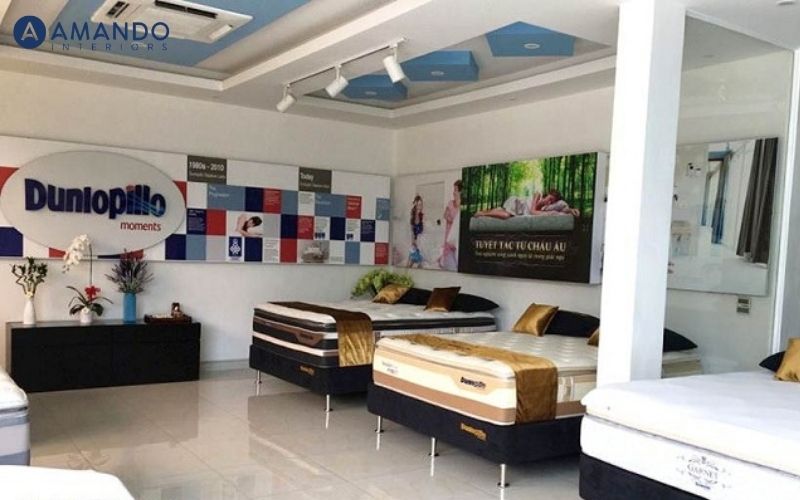 Mua nệm ở đâu quận 12? Bật mí 9 cửa hàng nệm quận 12 uy tín 6 Không gian mua sắm hiện đại tại Dunlopillo