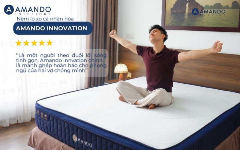 Danh sách 10 cửa hàng nệm Bến Tre chất lượng bạn nên biết 2 Amando - Mua nệm lò xo online Bến Tre chất lượng