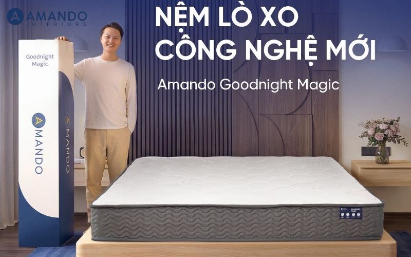 Nên mua nệm ở đâu quận 4 vừa rẻ vừa tốt? Xem ngay top 10 2 Amando - Mua nệm lò xo online quận 4 chất lượng